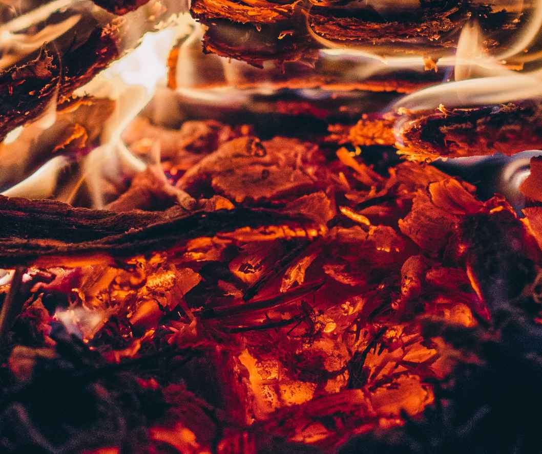 A fire cannot burn through its ashes A fire cannot burn through its ashes