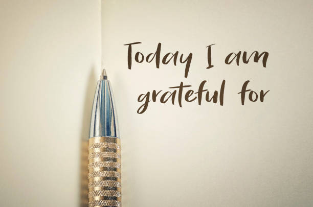 Gratitude journal open with a pen and the words “Today I am grateful for,” symbolizing signs manifestation is working.