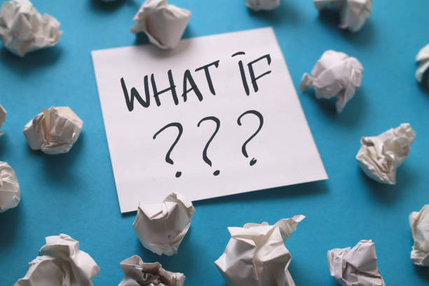 Note reading “WHAT IF???” surrounded by crumpled paper, illustrating overthinking and the question how do i stop living in fear.