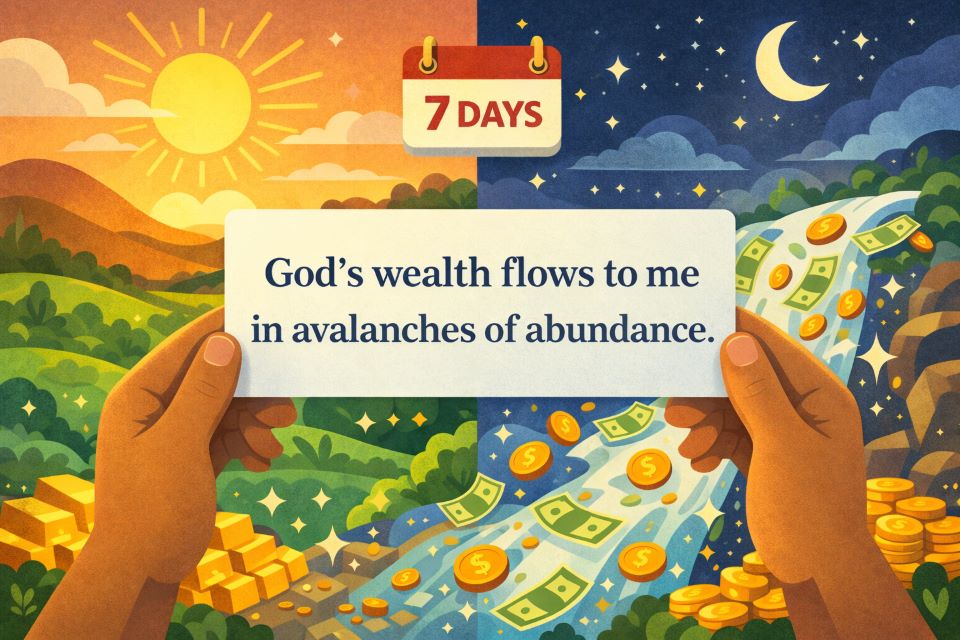 how to manifest wealth fast using daily affirmations and repetition morning and night
