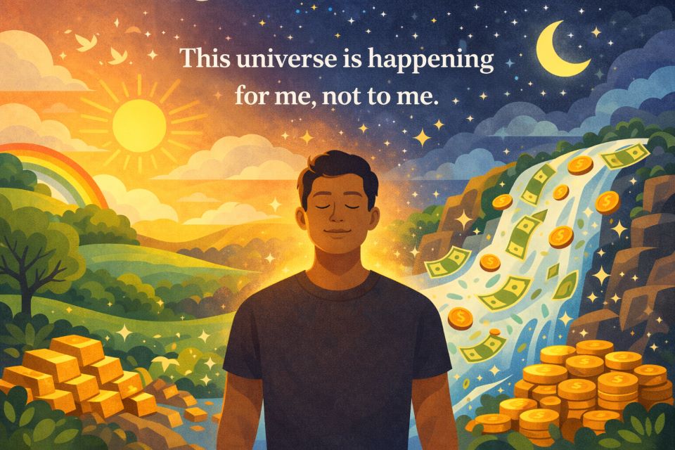 how to manifest wealth fast by shifting belief from stress to flow with calm inner state